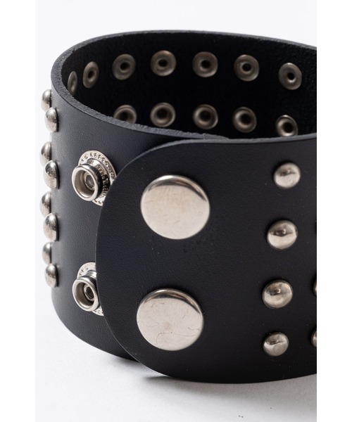  　4連　ブレスレット　バングル セール】an meets zakka 4連ボールスタッズバングル / メンズ