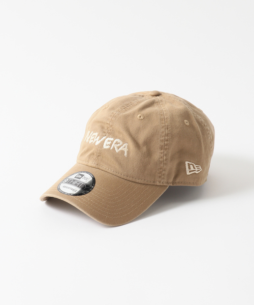 NEW ERA(R)×MARY QUANT3段ロゴ キャップ(ベージュ） マリークワント MARY QUANT NEW ERA(R) × MARY QUANT3段ロゴ