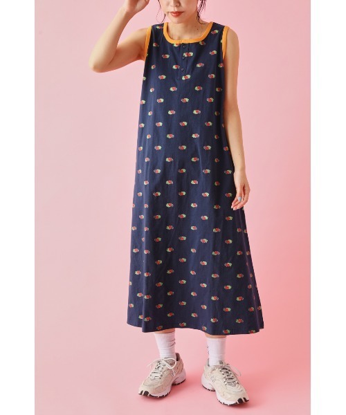 RODEO CROWNS WIDE BOWL（ロデオクラウンズワイドボウル）の「FOTL マキシワンピース（ワンピース・レディース・イエロー系その他/ホワイト系その他/ブルー系その他3・FREE）」の4枚目の写真