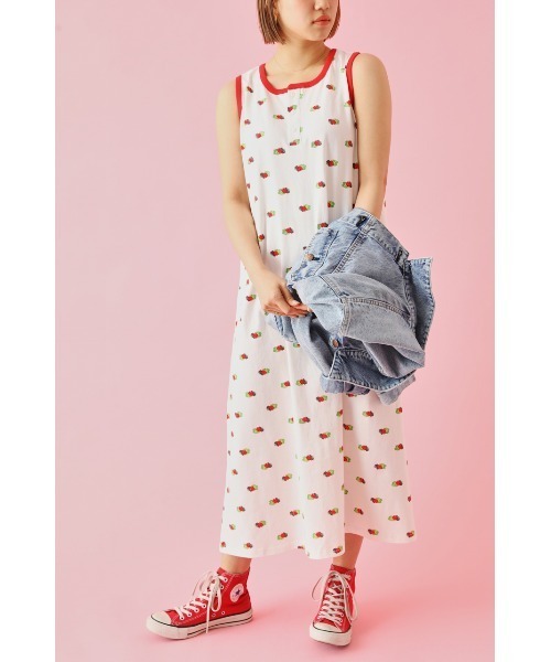 RODEO CROWNS WIDE BOWL（ロデオクラウンズワイドボウル）の「FOTL マキシワンピース（ワンピース・レディース・イエロー系その他/ホワイト系その他/ブルー系その他3・FREE）」の7枚目の写真