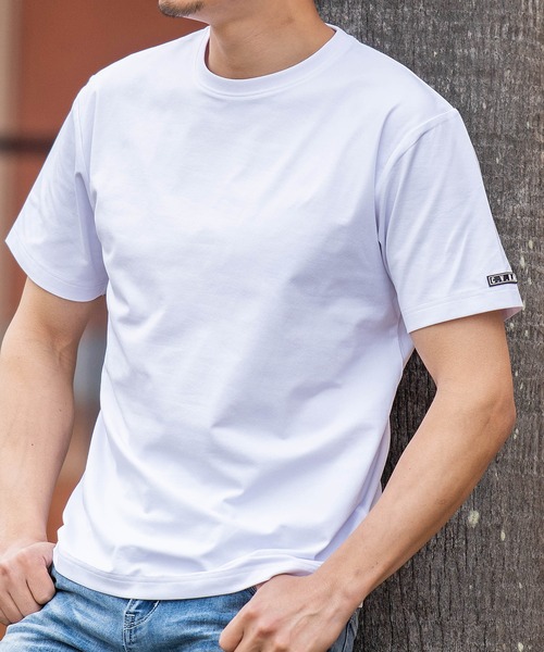SILVER BULLET（シルバーバレット）の「『CavariA/キャバリア』コットンタッチ ポリエステルクルーネックTEE（Tシャツ/カットソー・メンズ・ブラック/ホワイト・M/XL/L）」の2枚目の写真