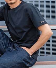 『CavariA/キャバリア』コットンタッチ ポリエステルクルーネックTEE