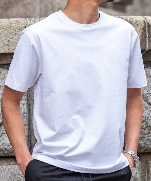 SILVER BULLET（シルバーバレット）の「『CavariA/キャバリア』コットンタッチ ポリエステルクルーネックTEE（Tシャツ/カットソー・メンズ・ブラック/ホワイト・M/XL/L）」の8枚目の写真
