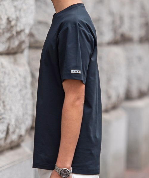 SILVER BULLET（シルバーバレット）の「『CavariA/キャバリア』コットンタッチ ポリエステルクルーネックTEE（Tシャツ/カットソー・メンズ・ブラック/ホワイト・M/XL/L）」の7枚目の写真