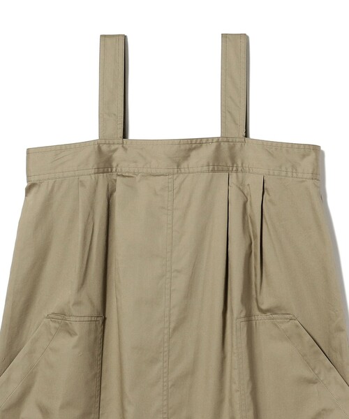BEAMS BOY（ビームスボーイ）の「HAVERSACK / コットンサテン サロペットロングスカート（ジャンパースカート・レディース・オリーブ・1）」の3枚目の写真