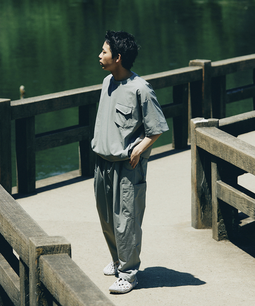 DAIWA（ダイワ）の「【DAIWA / ダイワ】別注 プルオーバーポケットTシャツ（Tシャツ/カットソー・メンズ・チャコールグレー/ブラック/サックスブルー・MEDIUM/LARGE）」の11枚目の写真