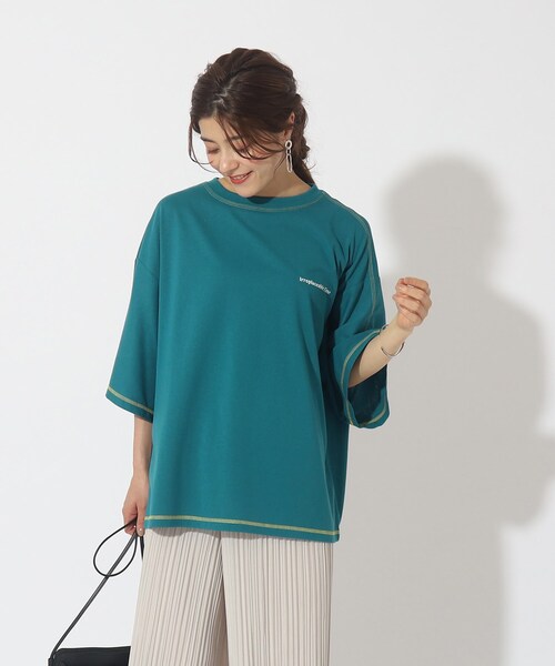 Cutie Blonde(キューティーブロンド)の「◆アクティブシーンに着ていきたい!ぷっくりバックプリントTシャツ(Tシャツ/カットソー・レディース・ホワイト系その他/グリーン系その他2/ブラック系・00)」の13枚目の写真