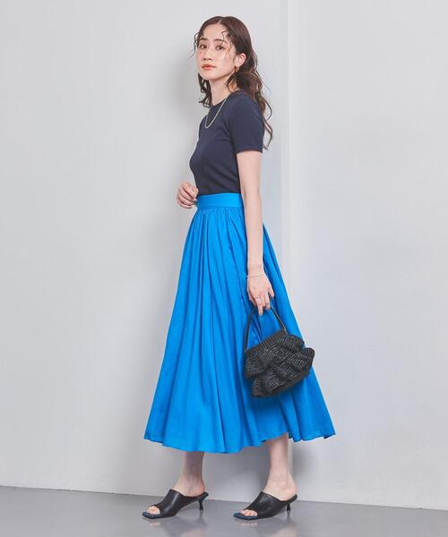 UNITED ARROWS - coco 未使用品 ユナイテッドアローズ UNITED ARROWS レディース スカート S 紺系 ネイビー系 ストレッチ coco 未使用品 ユナイテッドアローズ UNITED ARROWS レディース
