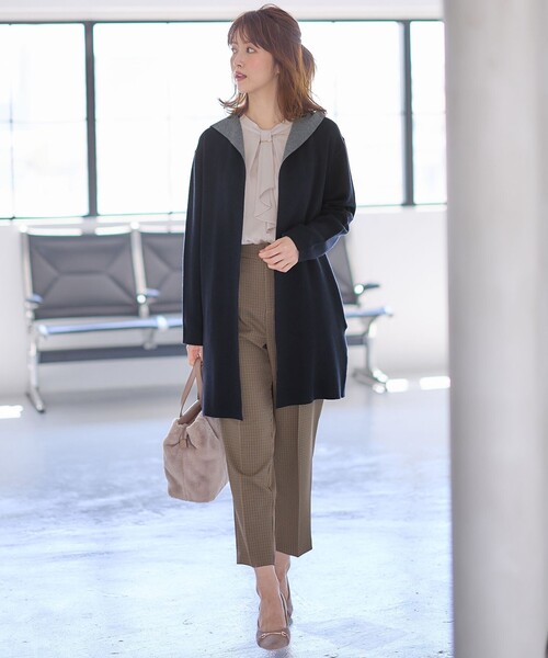 【セール】【洗える】サイドバックルタックテーパード パンツ（その他パンツ）｜any SiS（エニィスィス）