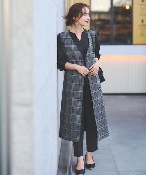 【セール】【洗える】サイドバックルタックテーパード パンツ（その他パンツ）｜any SiS（エニィスィス）