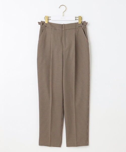 【セール】【洗える】サイドバックルタックテーパード パンツ（その他パンツ）｜any SiS（エニィスィス）