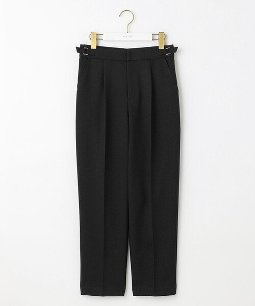 【セール】【洗える】サイドバックルタックテーパード パンツ（その他パンツ）｜any SiS（エニィスィス）
