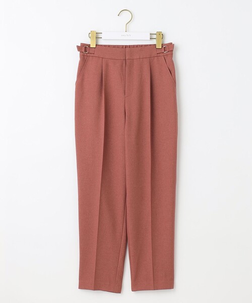 【セール】【洗える】サイドバックルタックテーパード パンツ（その他パンツ）｜any SiS（エニィスィス）