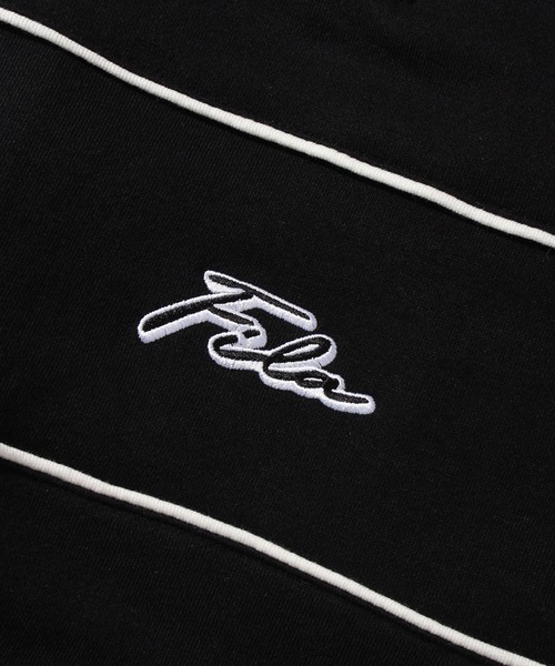FILA(フィラ)の「【FILA/フィラ】リブライン ビッグシルエット ハーフジップ ロゴ プルオーバー(スウェット・メンズ・コバルトブルー/ブラック/ダークカーキ・L/M/LL)」の19枚目の写真