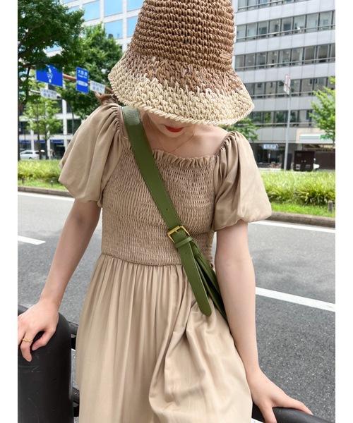 JUMELLE(ジュメロ)の「rough all-in-one(サロペット/オーバーオール・レディース・ブラック/ベージュ・FREE)」の19枚目の写真