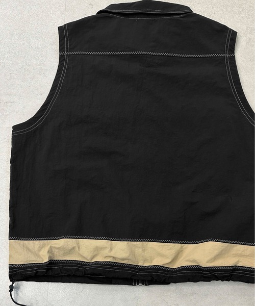 sedacle（セダクル）の「ジグザグステッチナイロンベスト（ベスト・メンズ・ブルー/ブラック・MEDIUM/LARGE）」の18枚目の写真