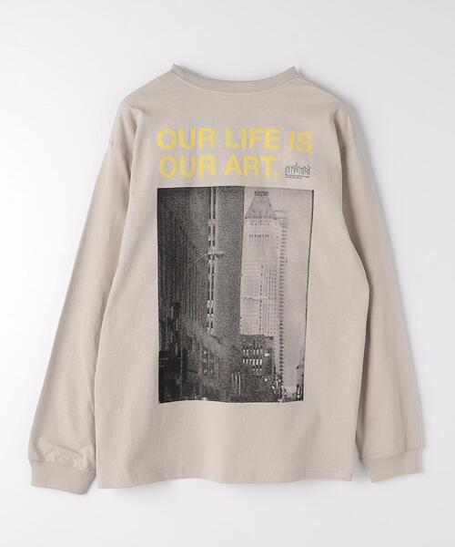 Manhattan Portage（マンハッタンポーテージ）の「＜Manhattan Portage＞フォト Tシャツ（Tシャツ/カットソー・メンズ・ホワイト/ベージュ・S/M/L）」の15枚目の写真