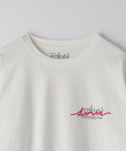 Manhattan Portage（マンハッタンポーテージ）の「＜Manhattan Portage＞フォト Tシャツ（Tシャツ/カットソー・メンズ・ホワイト/ベージュ・S/M/L）」の19枚目の写真