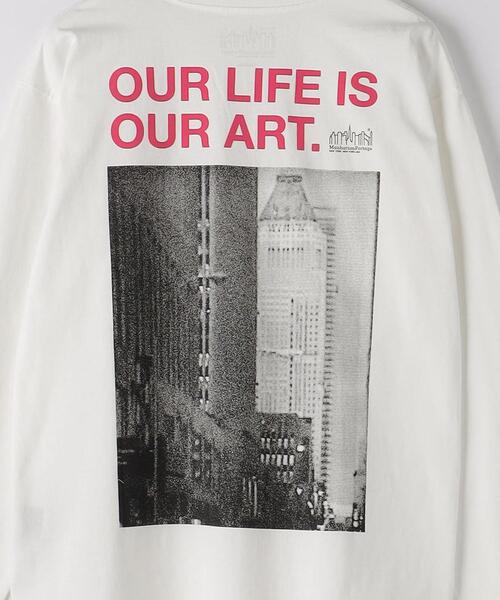 Manhattan Portage（マンハッタンポーテージ）の「＜Manhattan Portage＞フォト Tシャツ（Tシャツ/カットソー・メンズ・ホワイト/ベージュ・S/M/L）」の21枚目の写真