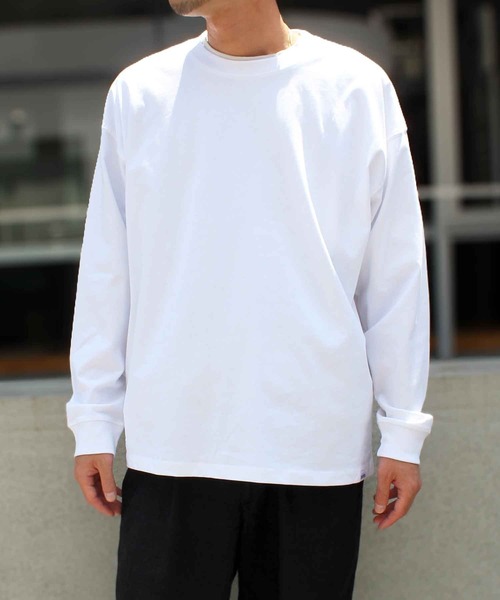 STARTER（スターター）の「【STARTER】スターター 23SS BIG 長袖  ロングスリーブ Tシャツ 1634092（Tシャツ/カットソー・メンズ・モカ/カーキ/ホワイト/ライトグレー/ブラック/ネイビー/ラベンダー/ヘザーグレー・XL/XXL/M/S/L）」の3枚目の写真