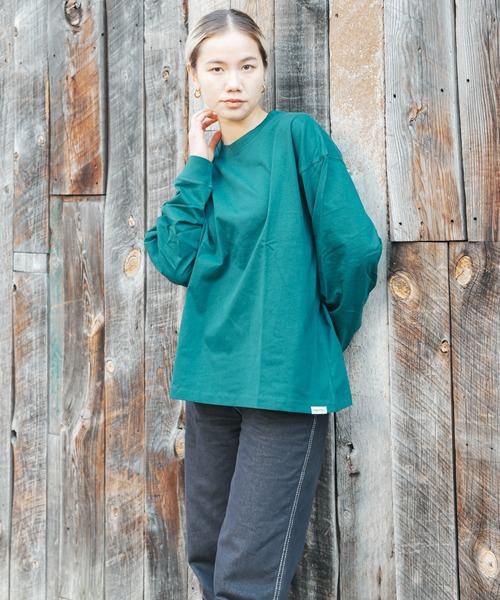 STARTER（スターター）の「【STARTER】スターター 23SS BIG 長袖  ロングスリーブ Tシャツ 1634092（Tシャツ/カットソー・メンズ・モカ/カーキ/ホワイト/ライトグレー/ブラック/ネイビー/ラベンダー/ヘザーグレー・XL/XXL/M/S/L）」の7枚目の写真