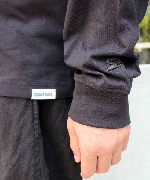 STARTER（スターター）の「【STARTER】スターター 23SS BIG 長袖  ロングスリーブ Tシャツ 1634092（Tシャツ/カットソー・メンズ・モカ/カーキ/ホワイト/ライトグレー/ブラック/ネイビー/ラベンダー/ヘザーグレー・XL/XXL/M/S/L）」の16枚目の写真