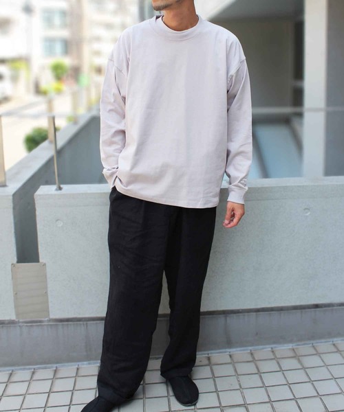 STARTER（スターター）の「【STARTER】スターター 23SS BIG 長袖  ロングスリーブ Tシャツ 1634092（Tシャツ/カットソー・メンズ・モカ/カーキ/ホワイト/ライトグレー/ブラック/ネイビー/ラベンダー/ヘザーグレー・XL/XXL/M/S/L）」の17枚目の写真