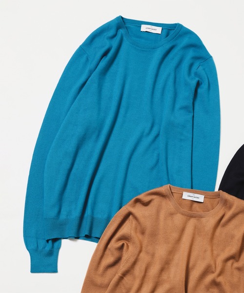 Gran Sasso（グランサッソ）の「GRAN SASSO / 12ゲージ クルーネック