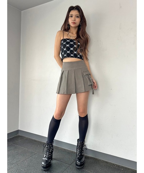 EGOIST（エゴイスト）の「モノグラム柄ビスチェ（キャミソール・レディース・ブラック/ホワイト・FREE）」の15枚目の写真