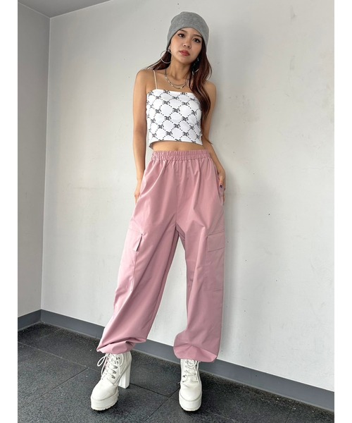 EGOIST（エゴイスト）の「モノグラム柄ビスチェ（キャミソール・レディース・ブラック/ホワイト・FREE）」の21枚目の写真