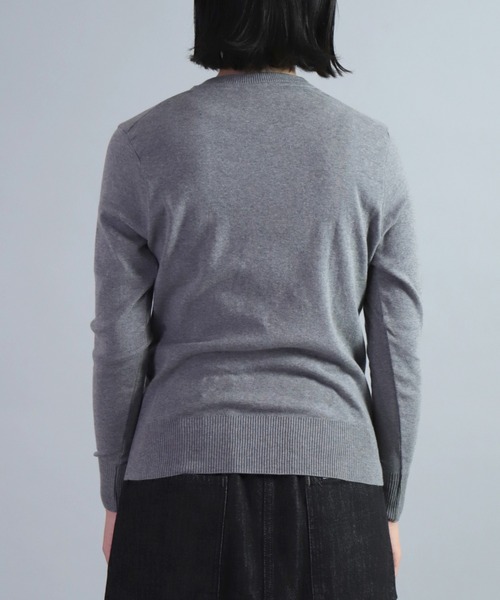 gicipi（ジチピ）の「[ gicipi ] FRAGORA　フラーゴラ (2311A) / クルーネック フィットトップス（ニット/セーター・レディース・オフホワイト/ブラック/ネイビー/ベージュ/グレー/ピンク・1）」の10枚目の写真