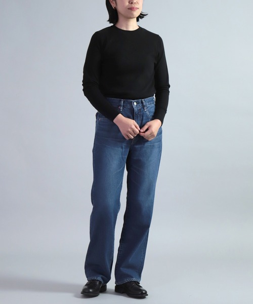 gicipi（ジチピ）の「[ gicipi ] FRAGORA　フラーゴラ (2311A) / クルーネック フィットトップス（ニット/セーター・レディース・オフホワイト/ブラック/ネイビー/ベージュ/グレー/ピンク・1）」の19枚目の写真