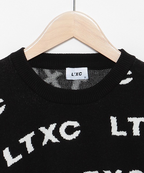 LOVETOXIC(ラブトキシック)の「【LTXC】ロゴジャガードインナーSET(ニット/セーター・キッズ・ブラック/オフホワイト・M/L/S/LL)」の8枚目の写真