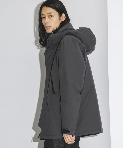 NANO universe（ナノユニバース）の「｢西川ダウン(R)｣フードデタッチャブルMATSUMIダウン（ダウンジャケット/コート・メンズ・チャコール/ベージュ/ブラック・M/L/S）」の14枚目の写真