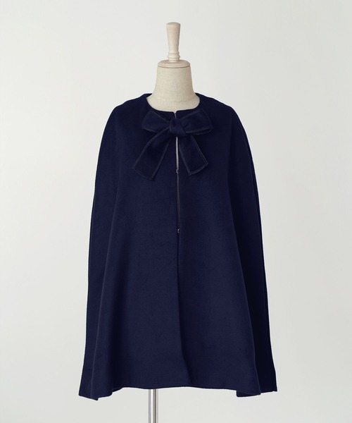 新品 ジョイントスペース ウールライク ケープ コート HUIT アイボリー ウールライク ケープ コート HUIT（その他アウター）｜HUIT