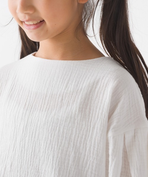 キナコ様 ダブルガーゼ キャンディーお袖の長袖ブラウス キナコ様