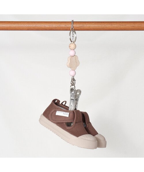 apres les cours（アプレレクール）の「シューズピンチ_おはな（シューズ小物/雑貨・キッズ・ベビーピンク・FREE）」の3枚目の写真