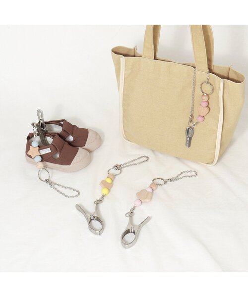 apres les cours（アプレレクール）の「シューズピンチ_おはな（シューズ小物/雑貨・キッズ・ベビーピンク・FREE）」の6枚目の写真