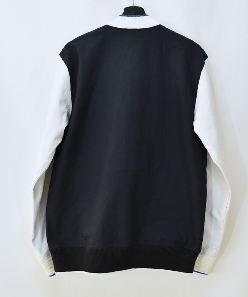 adidas（アディダス）の「【ヴィンテージ古着】adidas / アディダス ロゴ刺繍入り コットン スタジャン（スタジャン・メンズ・ブラック・MEDIUM）」の4枚目の写真