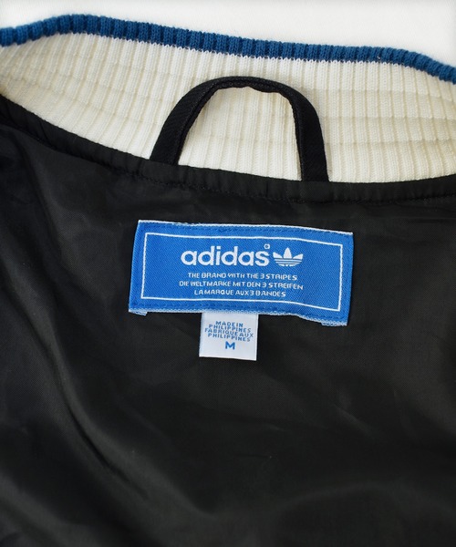adidas（アディダス）の「【ヴィンテージ古着】adidas / アディダス ロゴ刺繍入り コットン スタジャン（スタジャン・メンズ・ブラック・MEDIUM）」の12枚目の写真