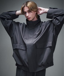 KUUUPY | Stand Up Collar Zip Blouson - スタンドカラージップブルゾン【セットアップ対応】(ブルゾン)