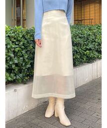 LAGUNAMOON | シアーダンボールペンシルスカート(スカート)