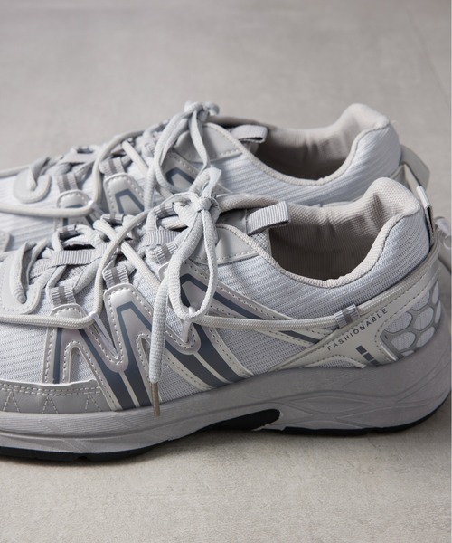 SETUP7（セットアップセブン）の「【SETUP7】ユーティリティクッションスニーカー XT-6 KNF037（スニーカー・メンズ・ブラック/ベージュ/グレー・40/42/44）」の10枚目の写真