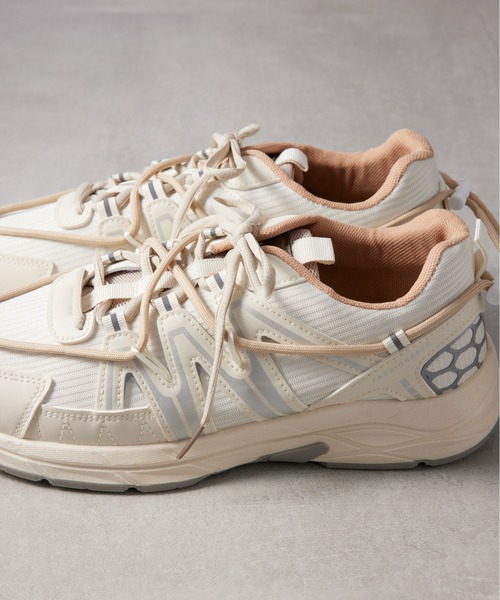 SETUP7（セットアップセブン）の「【SETUP7】ユーティリティクッションスニーカー XT-6 KNF037（スニーカー・メンズ・ブラック/ベージュ/グレー・40/42/44）」の14枚目の写真