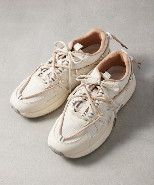 SETUP7（セットアップセブン）の「【SETUP7】ユーティリティクッションスニーカー XT-6 KNF037（スニーカー・メンズ・ブラック/ベージュ/グレー・40/42/44）」の12枚目の写真