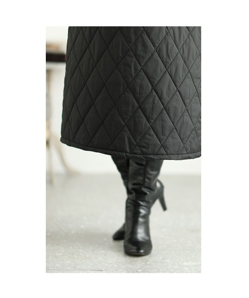 Sawa a la mode（サワアラモード）の「中綿キルティングスカート（スカート・レディース・ブラック・FREE）」の17枚目の写真