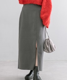 【3色展開】ストレッチスリットスカート