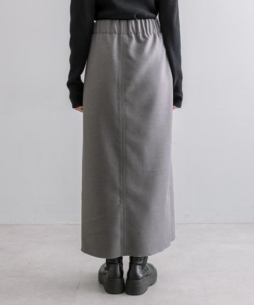 mystic（ミスティック）の「【3色展開】ストレッチスリットスカート（スカート・レディース・チャコールグレー/ブラック/ベージュ・1/2）」の17枚目の写真