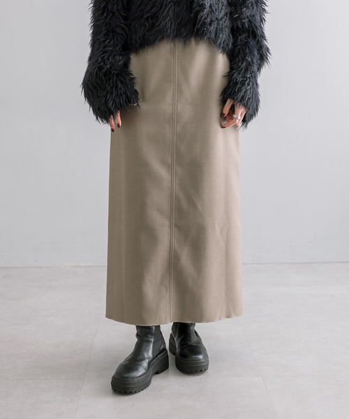 mystic（ミスティック）の「【3色展開】ストレッチスリットスカート（スカート・レディース・チャコールグレー/ブラック/ベージュ・1/2）」の22枚目の写真