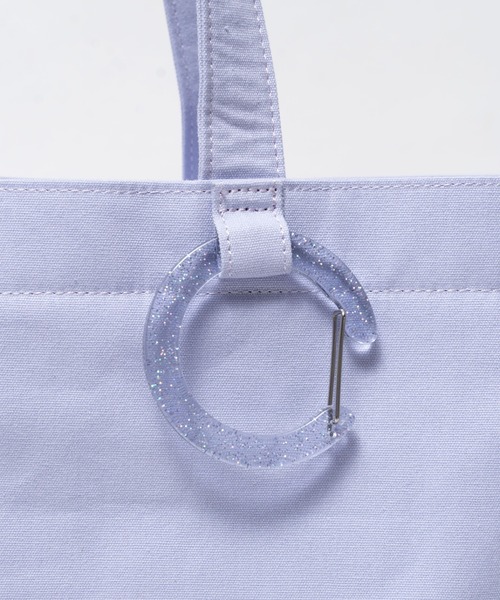 WEGO（ウィゴー）の「WEGO/カラフル推し活トート【一部店舗限定】（トートバッグ・レディース・ブラック/ブラウン/ピンク/ライトパープル/キナリ・FREE）」の10枚目の写真